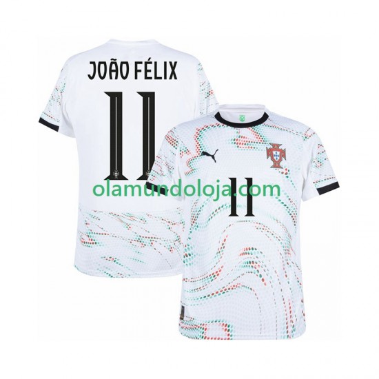 Camisola Portugal Joao Felix 11 Homem Equipamento Segundo 2025-2026 Manga Curta